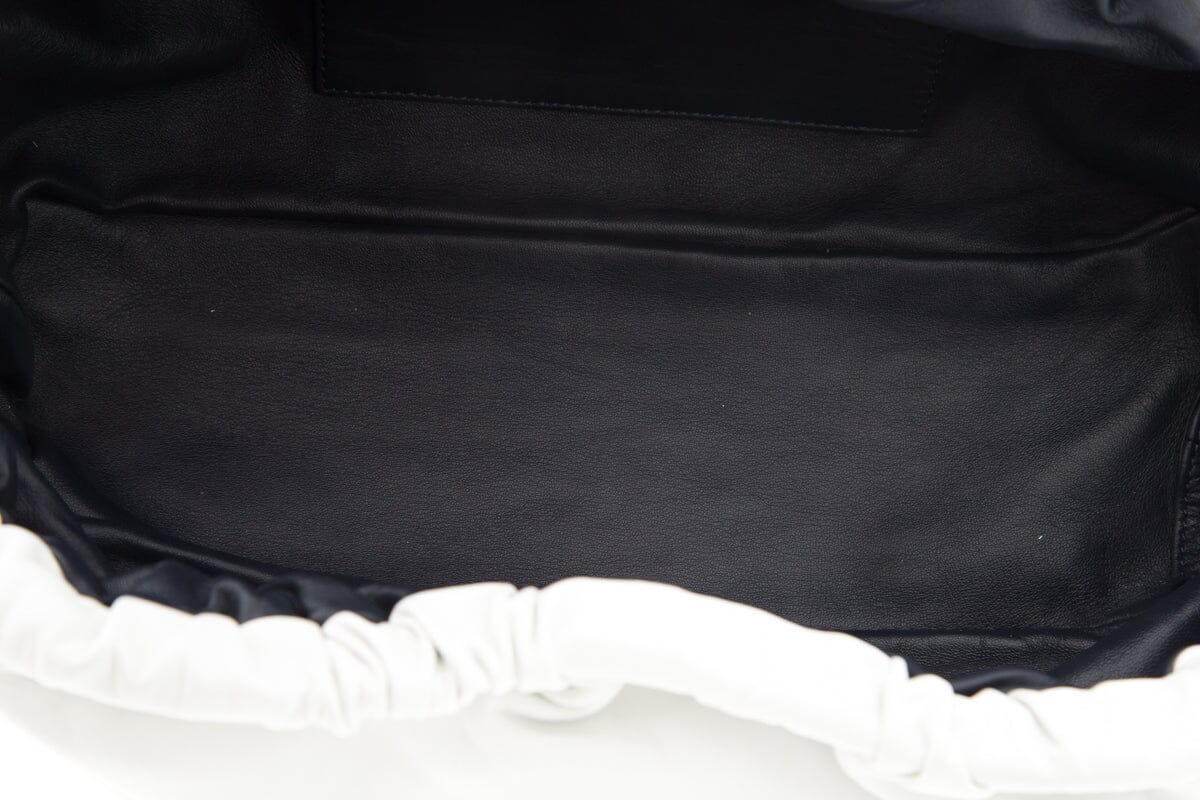 Mansur Gavriel White Oversized Cloud Clutch