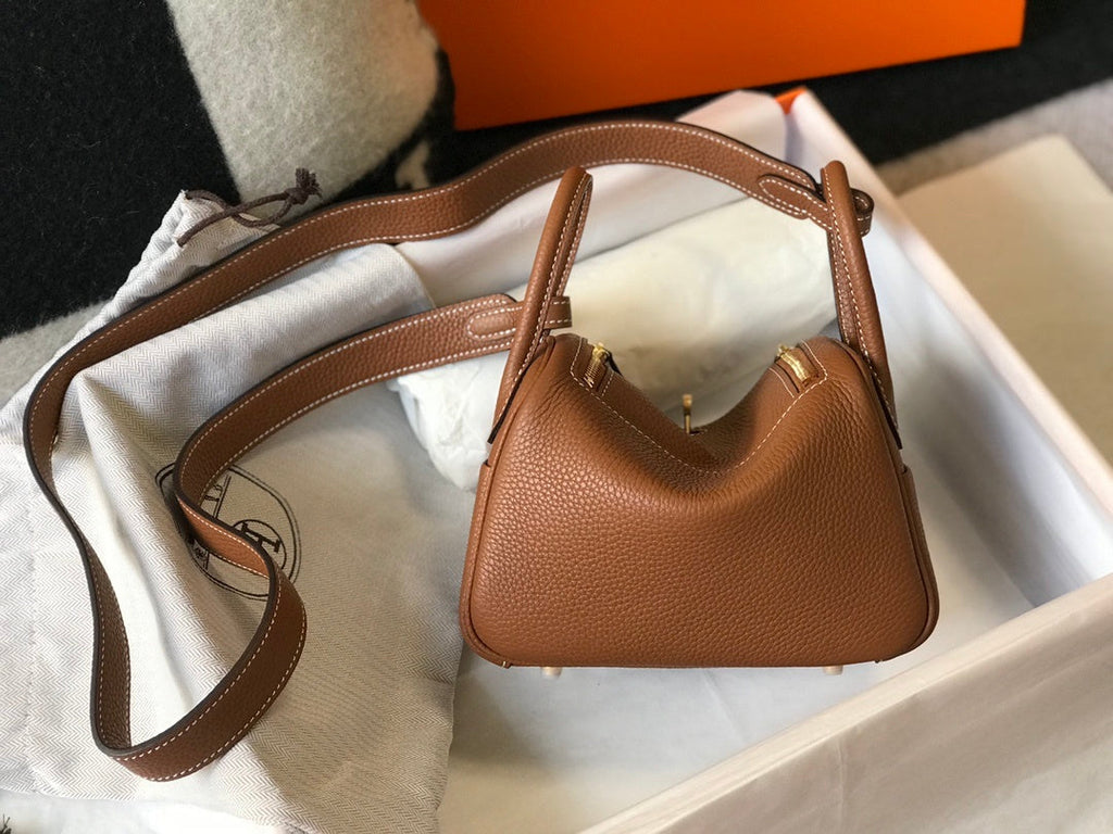 Lindy Mini ClemenBag Brown For Women, WomenÃ¢â‚¬â„¢s Handbags, Shoulder And Crossbody Bags 7.5in/19cm