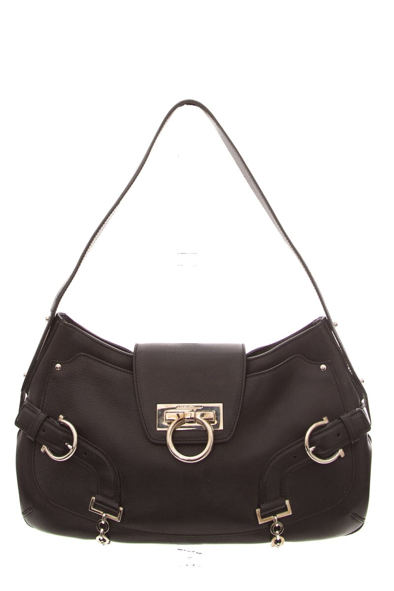 Ferragamo Black Shoulder Bag