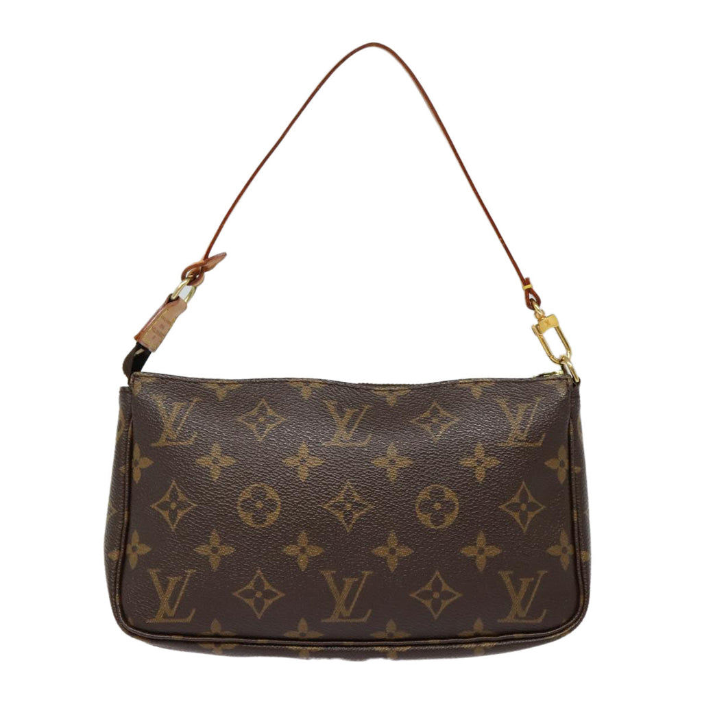 Louis Vuitton Pochette Accessoire  Canvas Clutch Bag