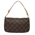 Louis Vuitton Pochette Accessoire  Canvas Clutch Bag