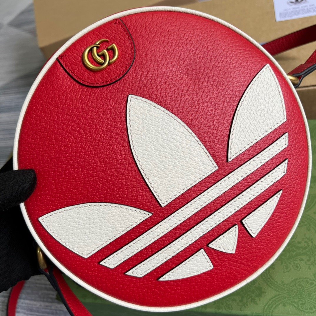 Gucci x ADiordas OphiDiora Shoulder Bag Red For Women, Women’s Bags 8.6in/22cm Gucci 702626 DJ24T 6484