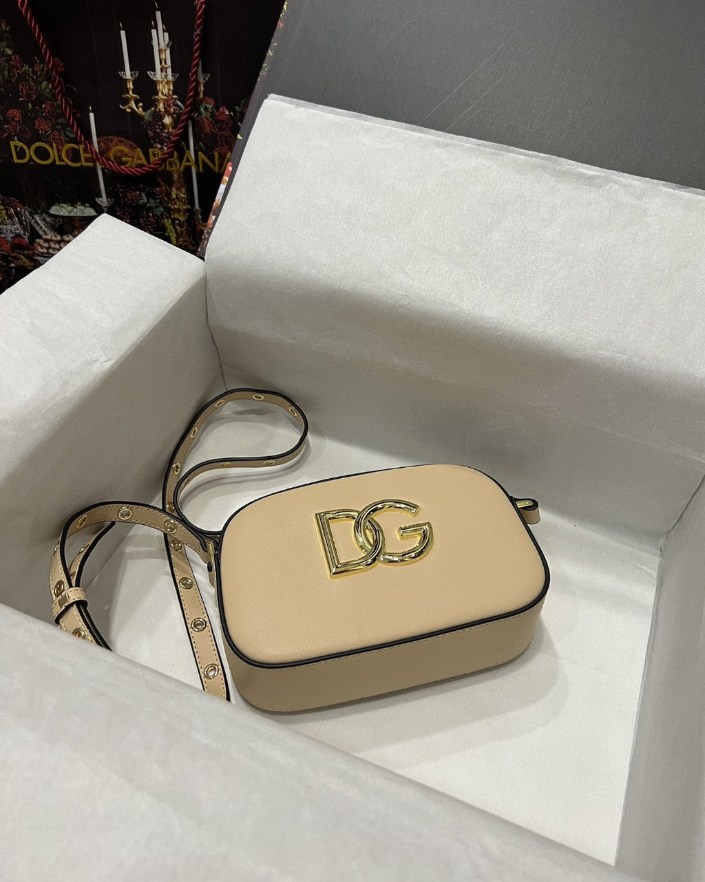 Crossbody 3.5 Bag Beige For Women 7.5in/19cm GLAMI7095AW57680404