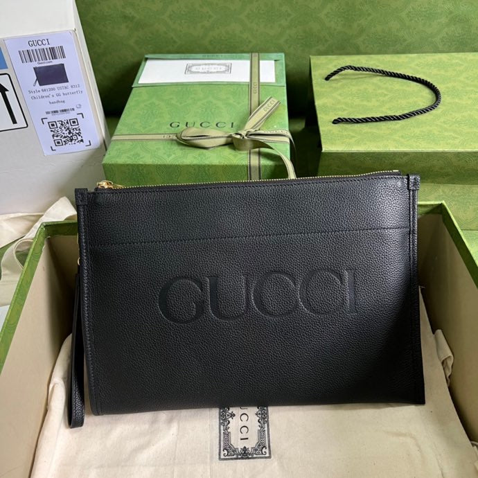 Glami Clutch With Glami Logo Black For Men 12in/31cm  Glami