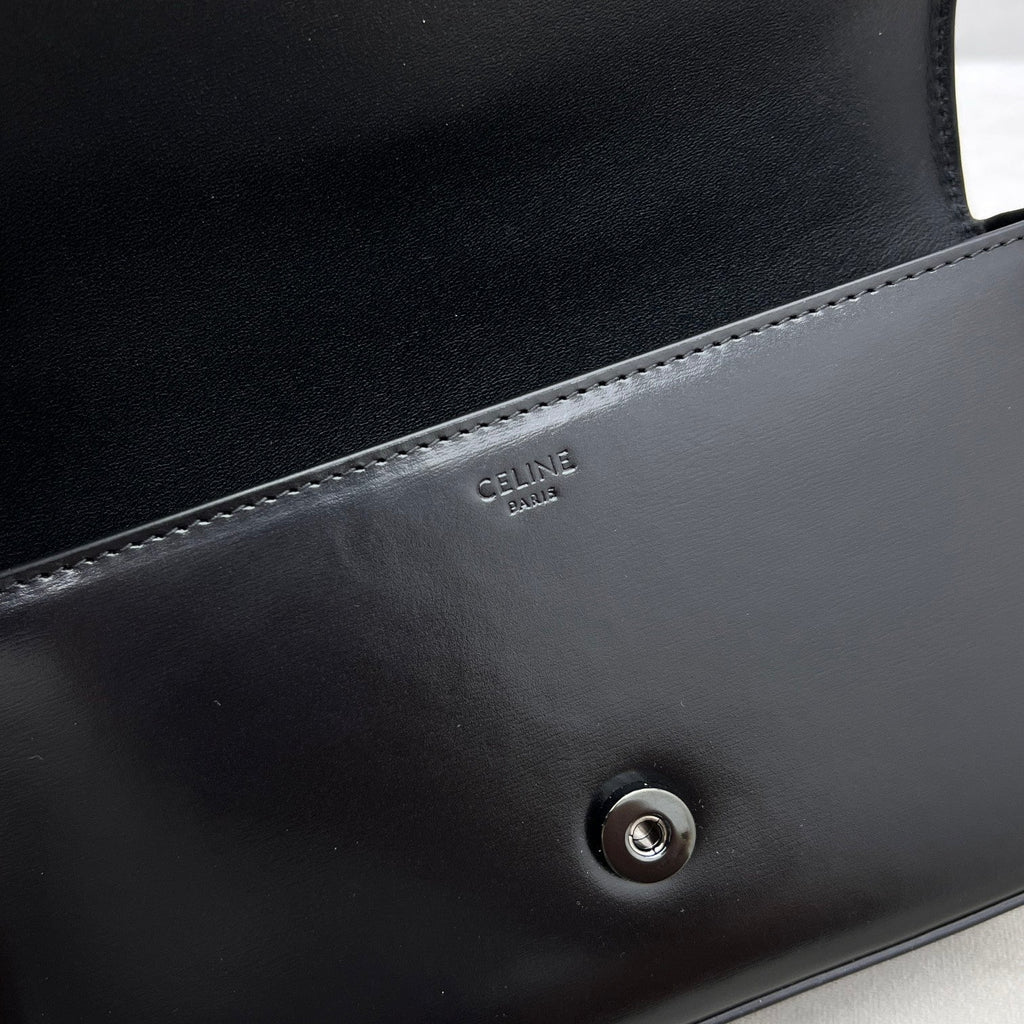Chain Shoulder Bag Triomphe Black For Women 8in/20.5cm 197993EQJ.38NN