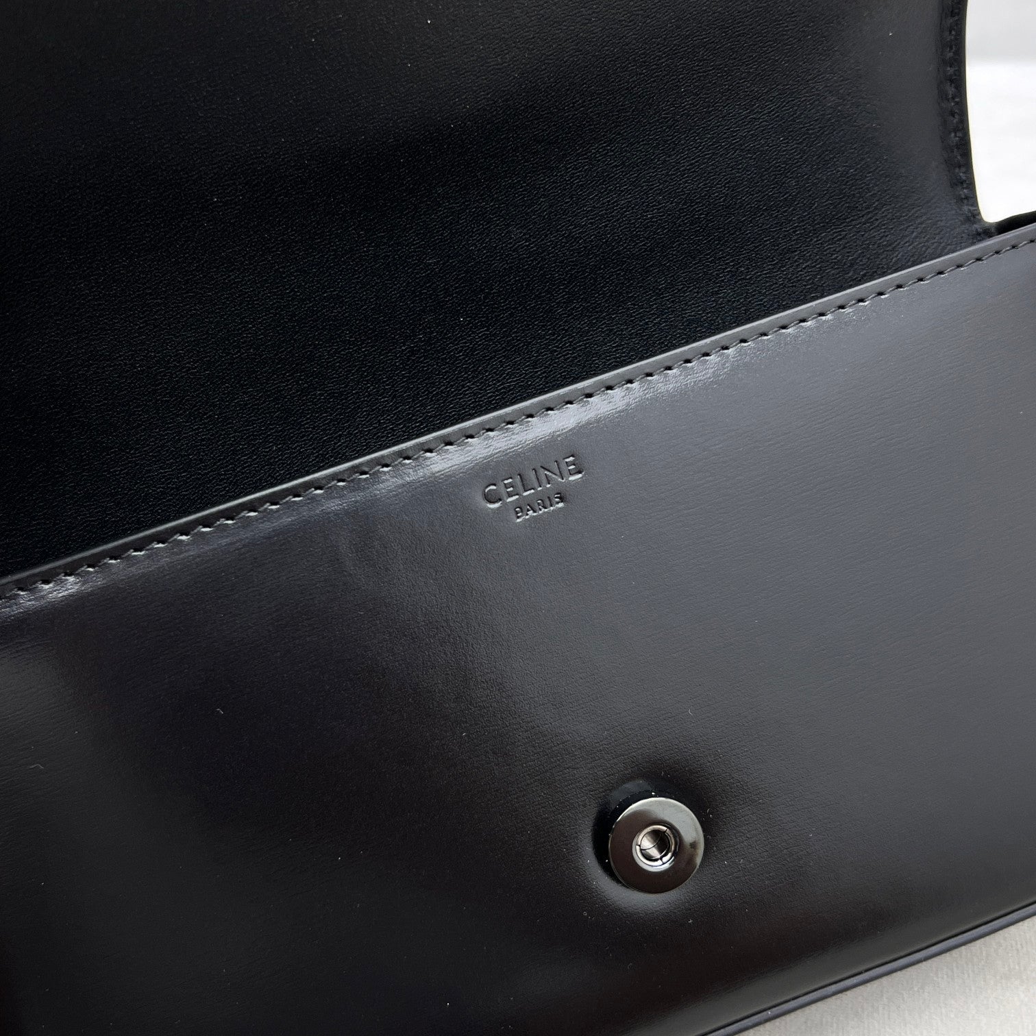 Chain Shoulder Bag Triomphe Black For Women 8in/20.5cm 197993EQJ.38NN