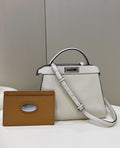 FI ISeeU MeGLAMIum White For Women, Handbags, Shoulder Bags 13.1in/33.5cm FF