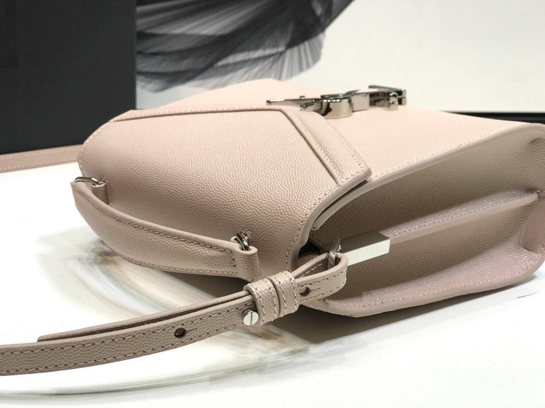 YSSL Cassandra Medium Top Handle Bag Beige For Women 9in/24.5cm YSL Â 