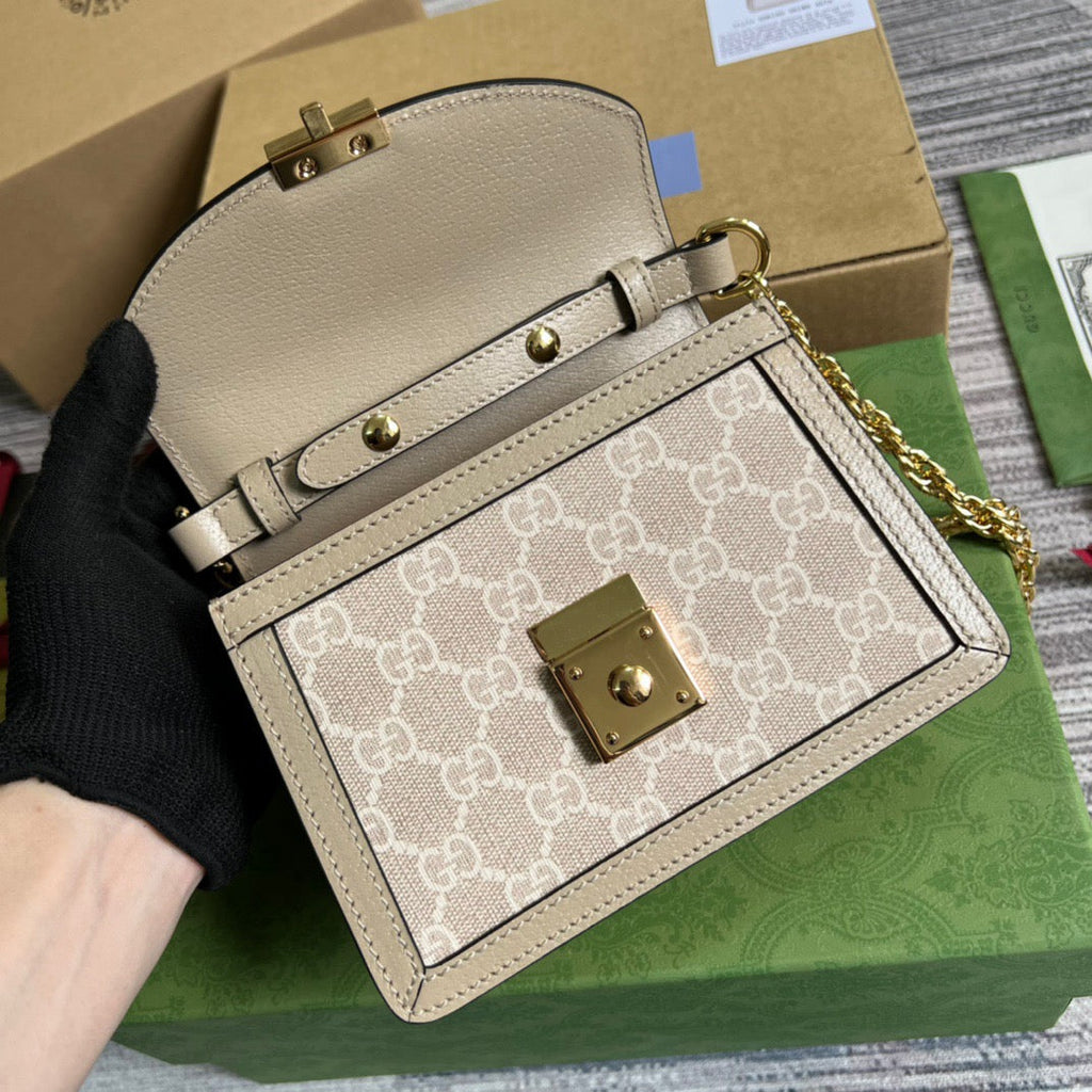 Gucci OphiDiora Gucci Mini Shoulder Bag Beige For Women, Women’s Bags 6.9in/18cm Gucci 696180 UULAG 9682