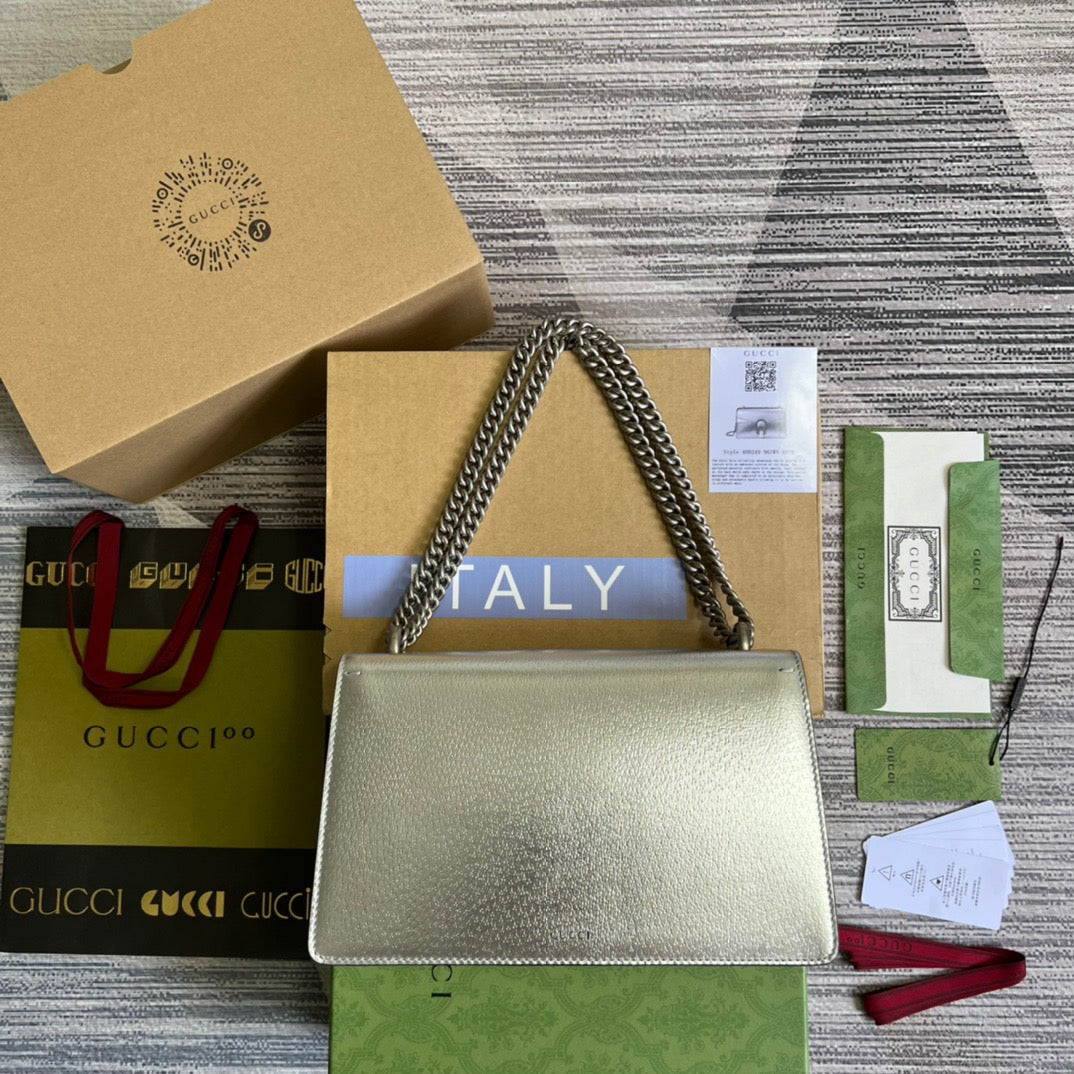 Gucci Dioronysus Small Shoulder Bag SiLouis Vuittoner For Women, Women’s Bags 10in/26cm Gucci 499623 1TRBN 8173