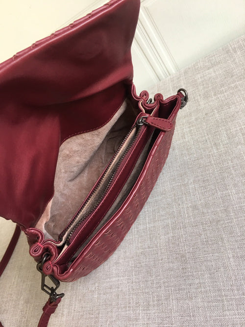 Bottega Veneta Classic Intrecciato Red, For Women, Women’s Bags 8.9in/22.5cm