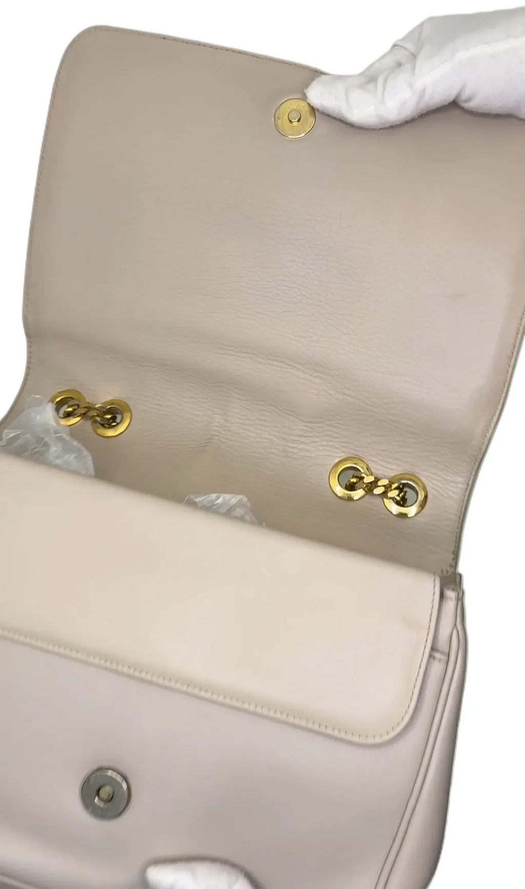 Extremely Rare Celineline Triomphe Chain Shoulder Bag B23-15