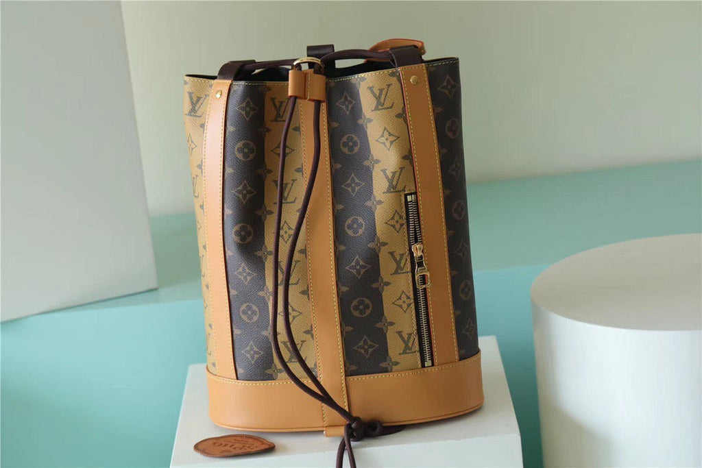 Louis Vuitton Randonee Messenger Monogram Stripes Brown For Men, Bags, Shoulder And Crossbody Bags 10.4in/26cm Louis Vuitton M45968