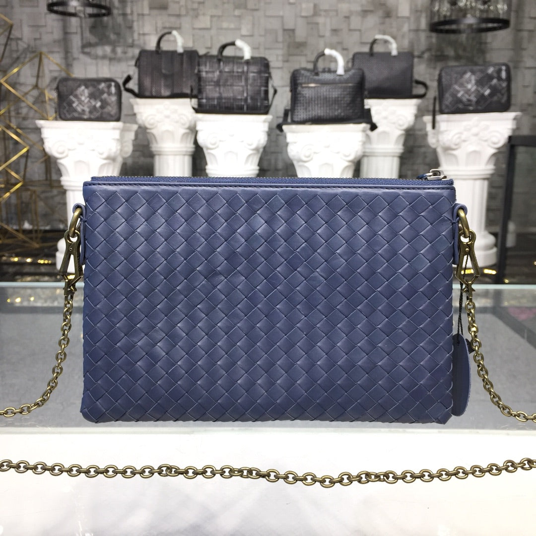 Chain Shoulder Bag Blue, For Women, Women Bags 9.6in/24.5cm