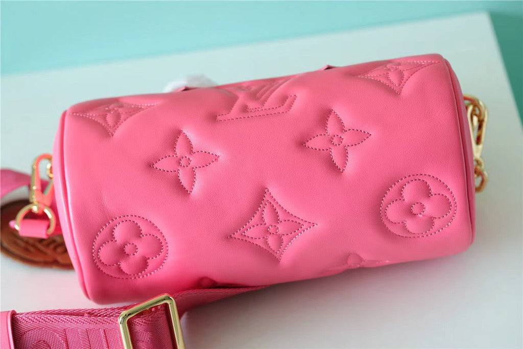 Louis Vuitton Papillon GLAMI Bag Classic Monogram For Women 20cm Dragon Fruit Pink Louis Vuitton M59826