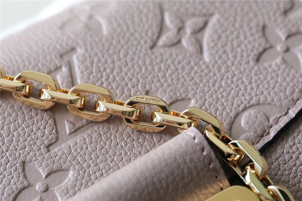 Louis Vuitton MarGLAMIau Monogram Empreinte Dove Gray For Women,  Shoulder And Crossbody Bags 9.6in/29.5cm Louis Vuitton M46199