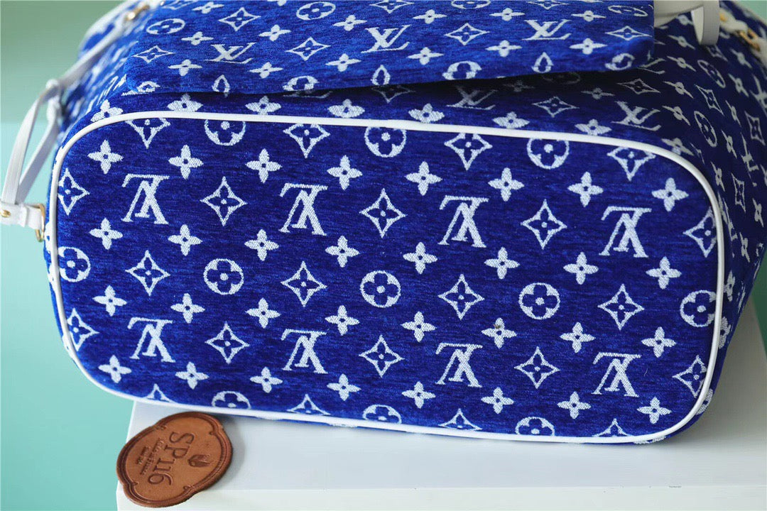 Louis Vuitton Neverfull MM Monogram Blue For Women,  Shoulder And Crossbody Bags 12.2in/31cmLouis Vuitton M46220