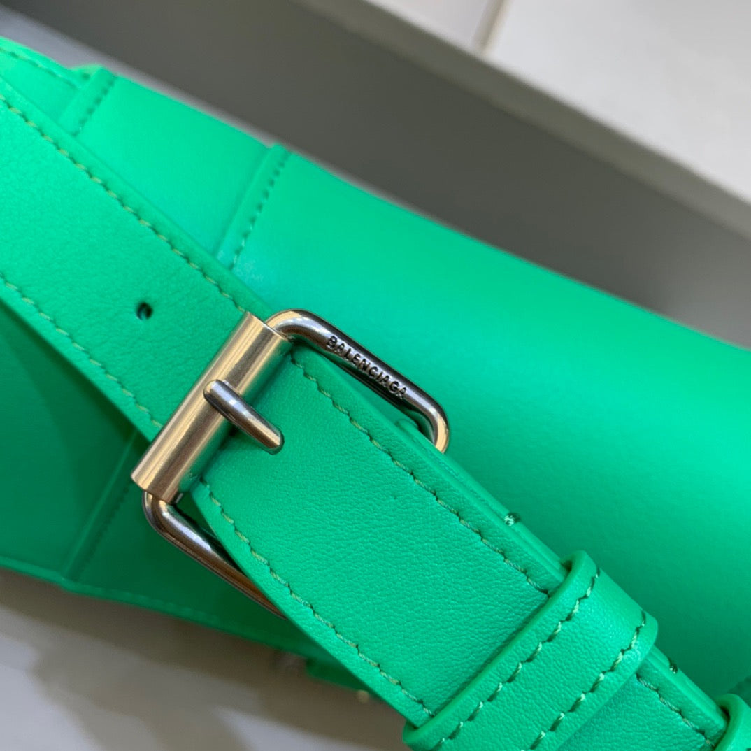 Downtown XS Shoulder Bag In Green, For Women,  Bags 10in/25cm