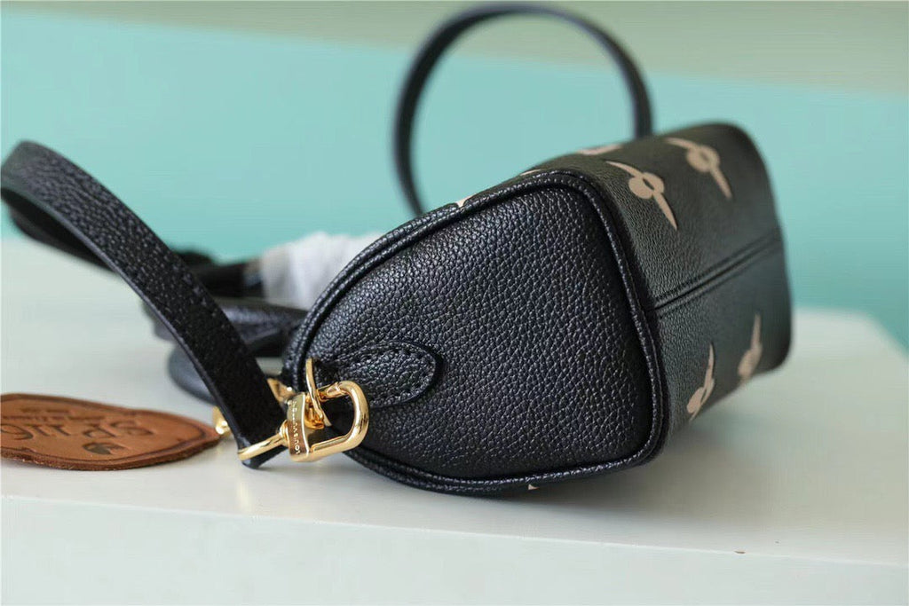 Louis Vuitton Nano Speedy Monogram Empreinte Arizona Beige/ Creme Beige For Women, WomenÃƒÂ¢Ã¢â€šÂ¬Ã¢â€žÂ¢s Bags, Shoulder And Crossbody Bags 6.3in/16cm Louis Vuitton