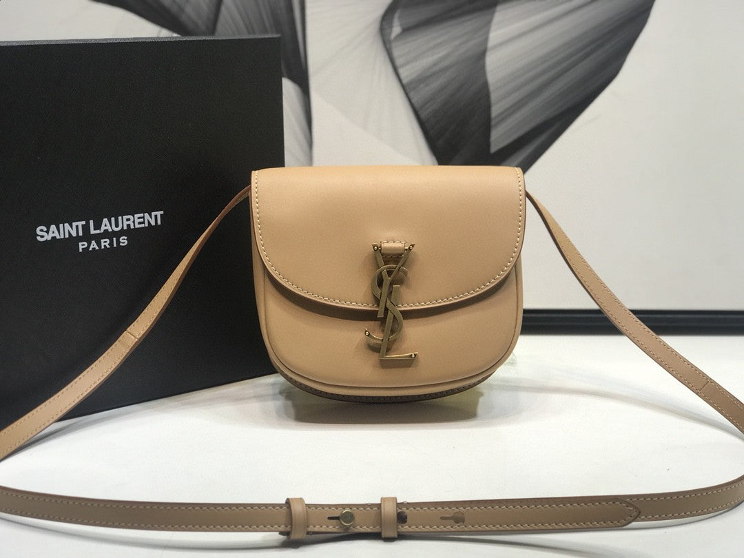 Saint Laurent Kaia MeDiorum Shoulder Bag Brown For Women 8.5in/22cm YSL