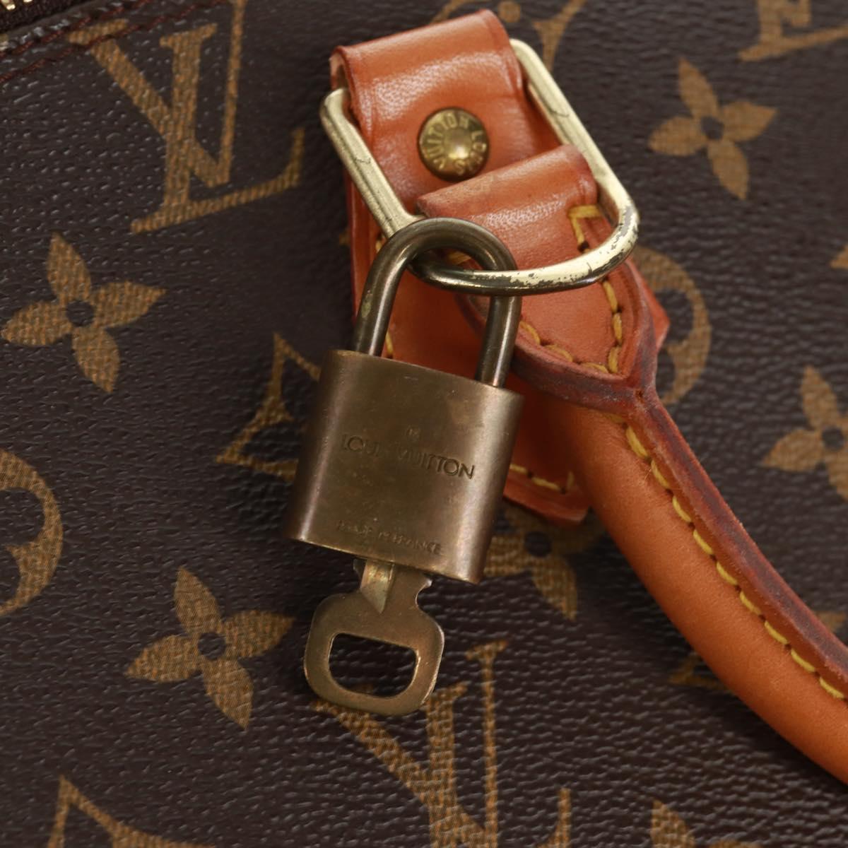 Louis Vuitton Alma Handbag Monogram Canvas Brown Canvas Handbag