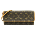 Louis Vuitton Pochette Twin  Canvas Clutch Bag