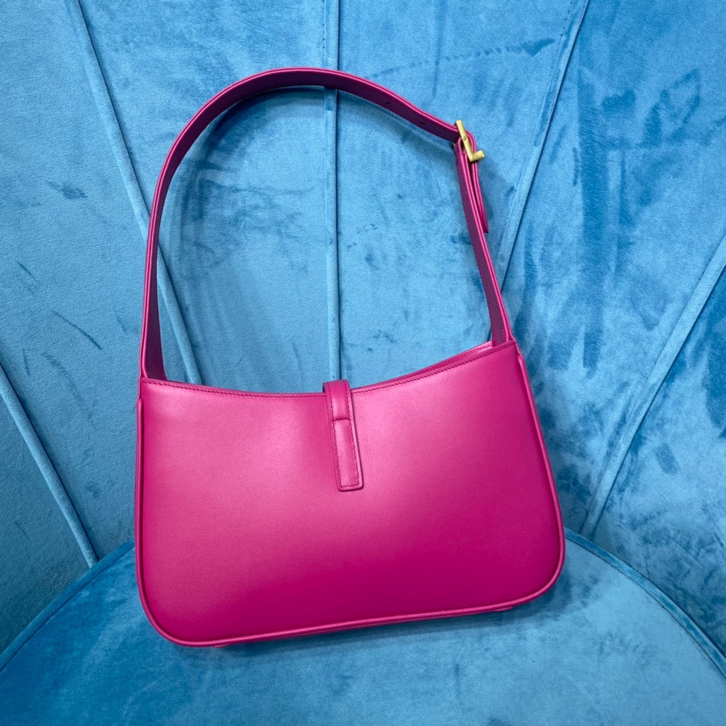 Top Quality Le 5 Ã 7 Hobo Bag In Smooth Pink For Women 9in/23cm YSL 6572282R20W5623