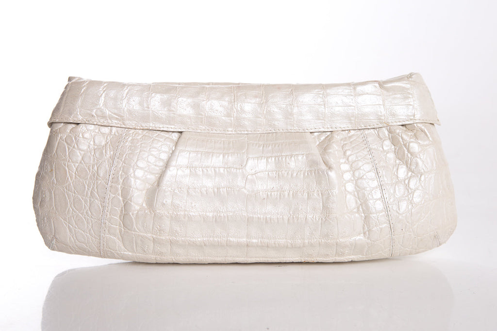 Nancy Gonzalez Ivory Clutch