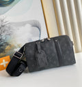 Louis Vuitton City Keepall Monogram Eclipse/Monogram Eclipse Reverse For Men, Bags, Shoulder And Crossbody Bags 10.6in/27cm Louis Vuitton M45936