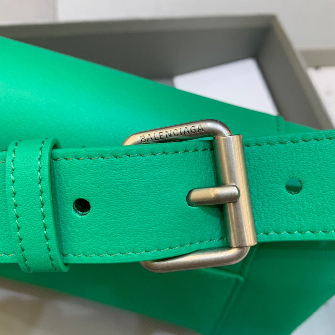 Downtown Small Shoulder Bag In Green, For Women,  Bags 11.8in/30cm