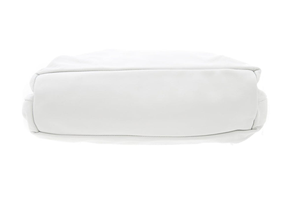 Mansur Gavriel White Oversized Cloud Clutch