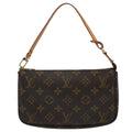 Louis Vuitton Pochette Accessoires  Canvas Clutch Bag
