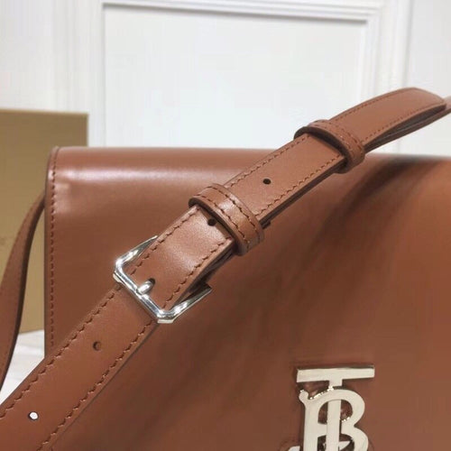 Burberry Small TB Crossbody Bag Monogram Brown For Women, Bags 8.3in/21cm