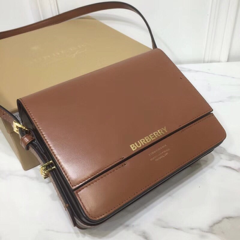 GraShoulder Bag Small Brown For Women, Bags 7.8in/20cm