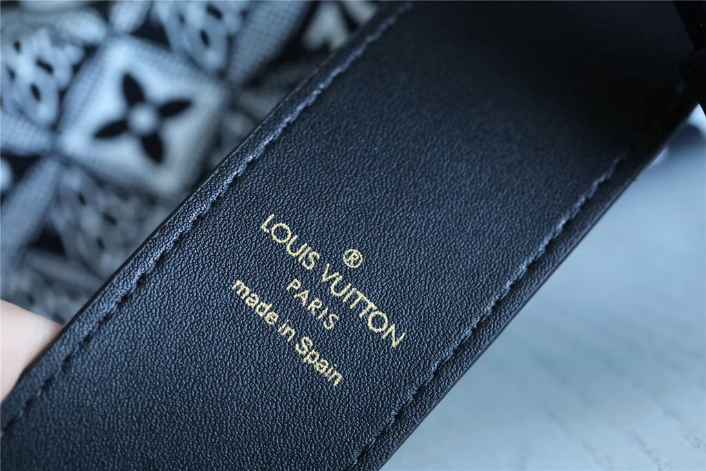Louis Vuitton Petite Malle Jacquard Sin1854 Black For Women, WomenÃƒÂ¢Ã¢â€šÂ¬Ã¢â€žÂ¢s Handbags, Shoulder Bags And Crossbody Bags 7.5in/19cm Louis Vuitton