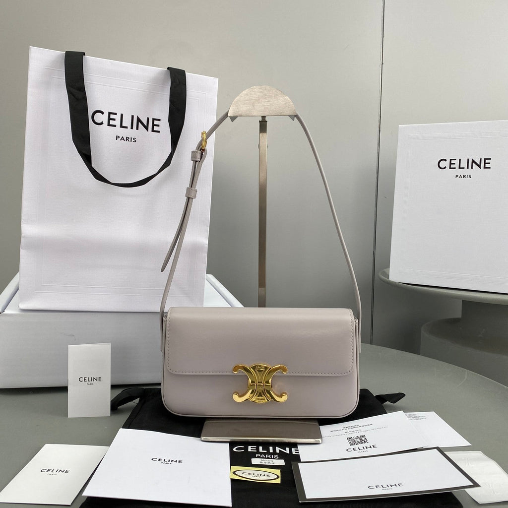 Triomphe Shoulder Bag Peony For Women 8in/20cm 194143BF4.24NY