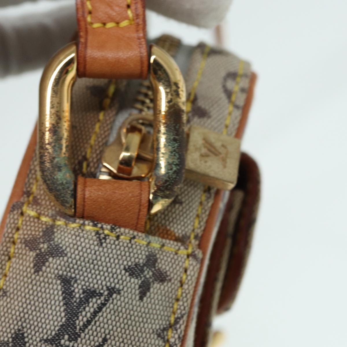 LOUIS VUITTON Monogram Mini Juliet MM Shoulder Bag Blue M92004 LV Auth ep5320