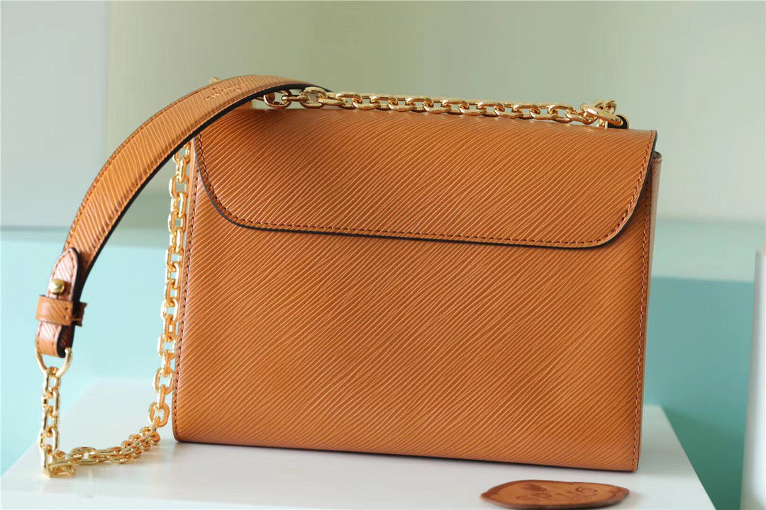 Louis Vuitton Twist MM Epi Gold Miel Brown For Women, WomenÃƒÂ¢Ã¢â€šÂ¬Ã¢â€žÂ¢s Bags, Shoulder And Crossbody Bags 9.1in/23cm Louis Vuitton M59686