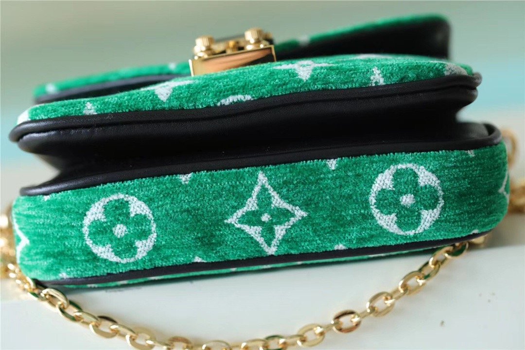 Louis Vuitton Micro Metis Monogram Jacquard Green For Women, Women’s Handbags, Shoulder And Crossbody Bags 5.5in/14cm Louis Vuitton M81127