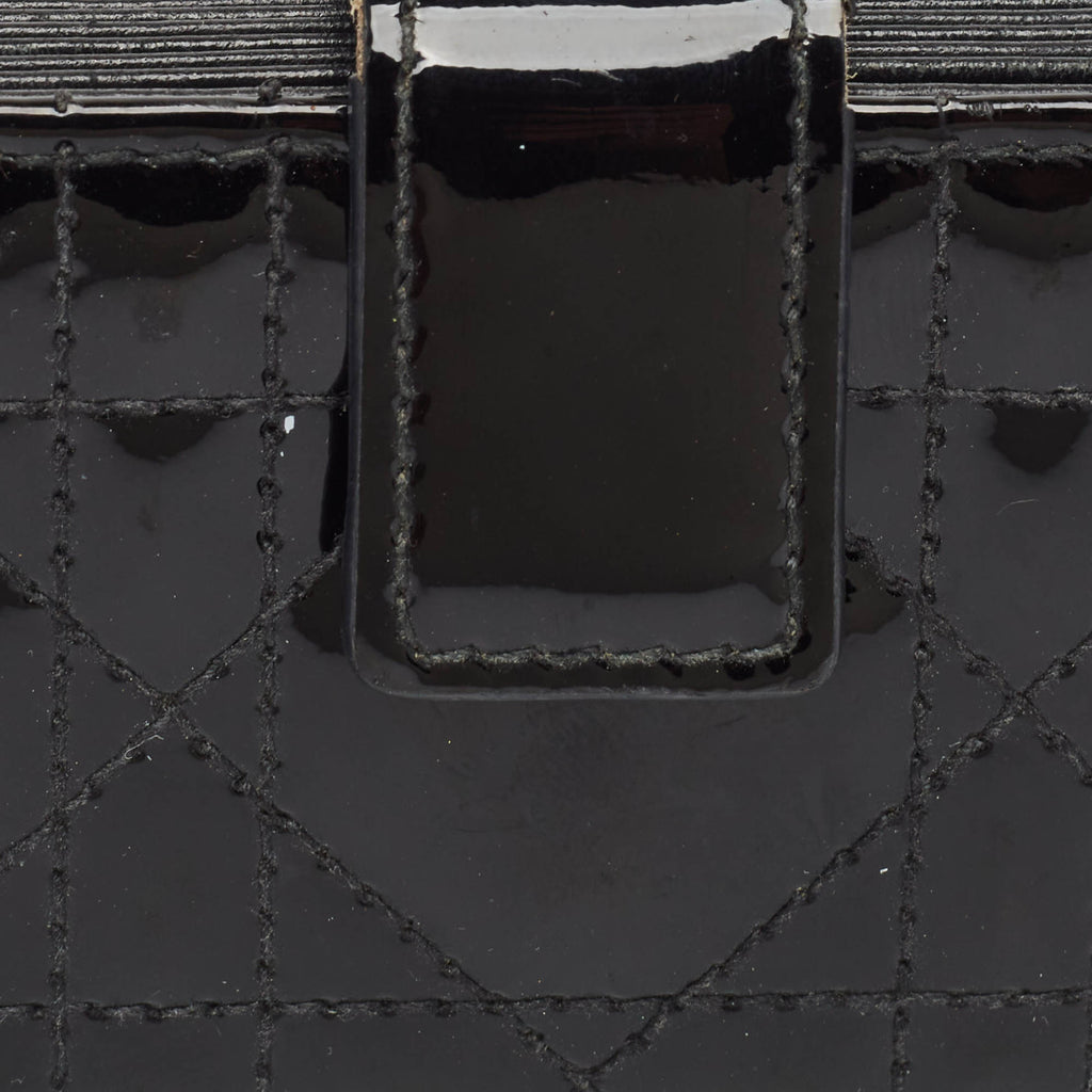 Dior Black Cannage  Leather Lady Dior 5 Gusset Card Holder..
