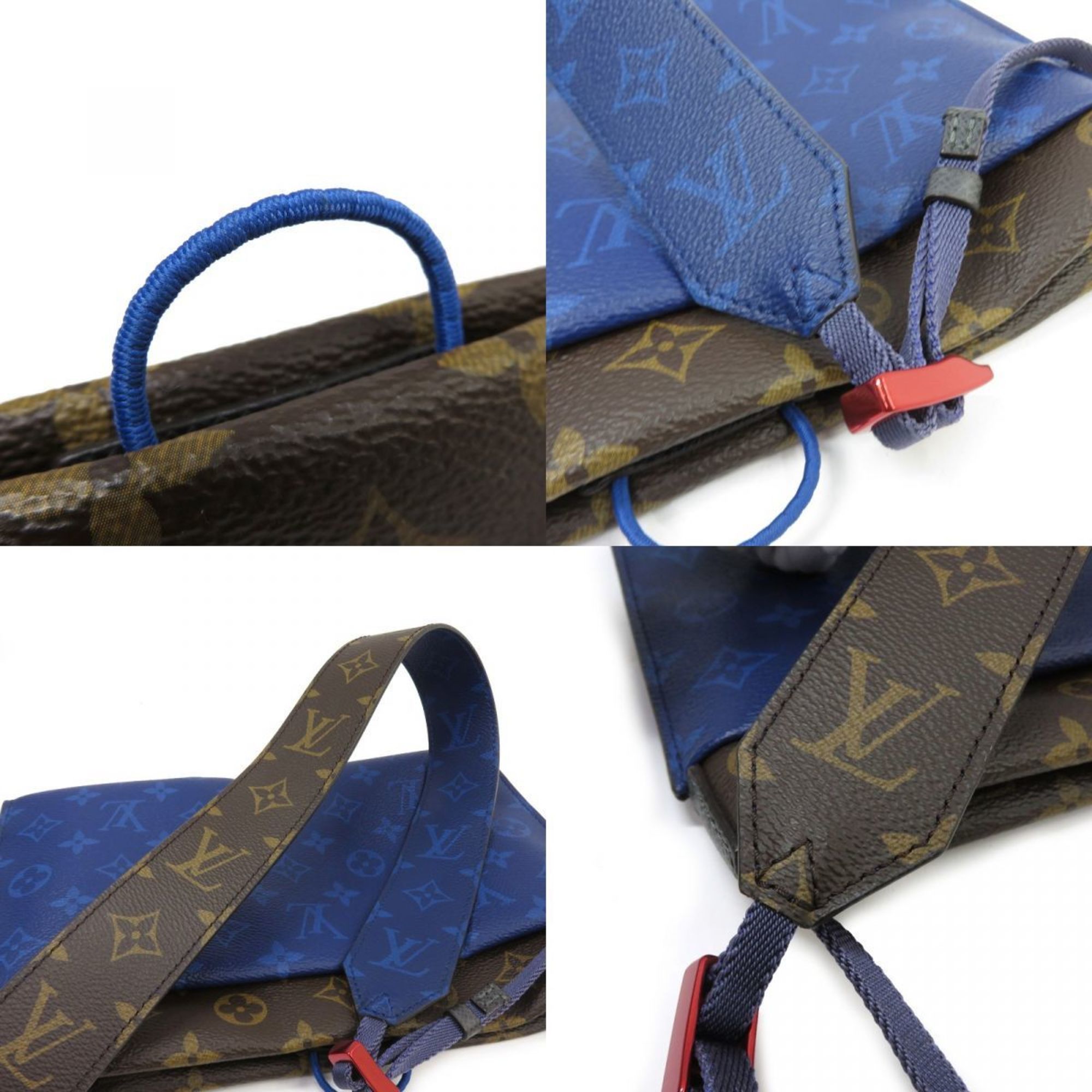 Louis Vuitton Pochette Outdoor Monogram Canvas Brown Canvas Clutche & Pouche Bag