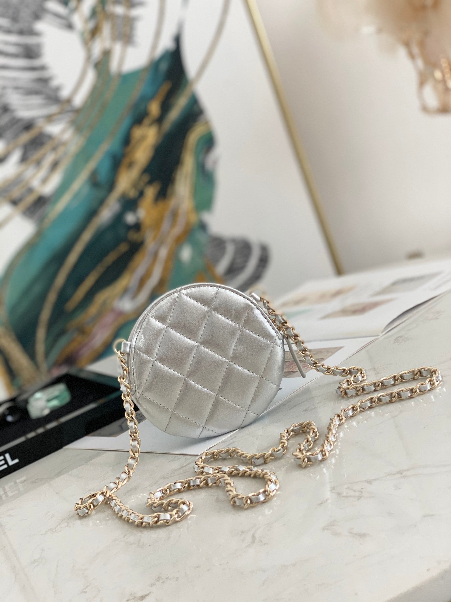 Chanel Camellia Clutch With Chain SiLouis Vuittoner Bag For Women 11cm/4in