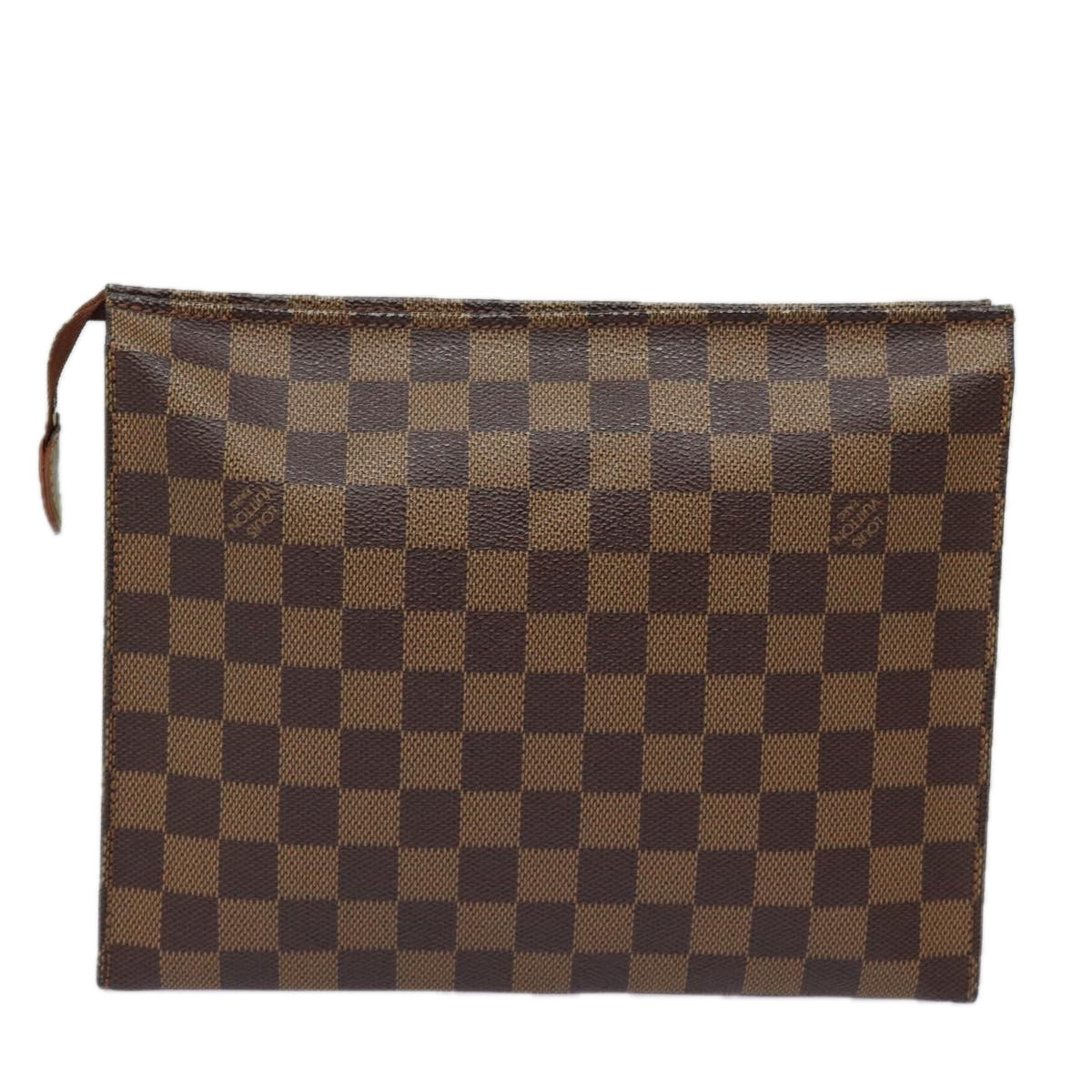 Louis Vuitton Poche Toilette  Canvas Clutch Bag