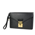 Louis Vuitton Sellier Drangonne  Leather Clutch Bag