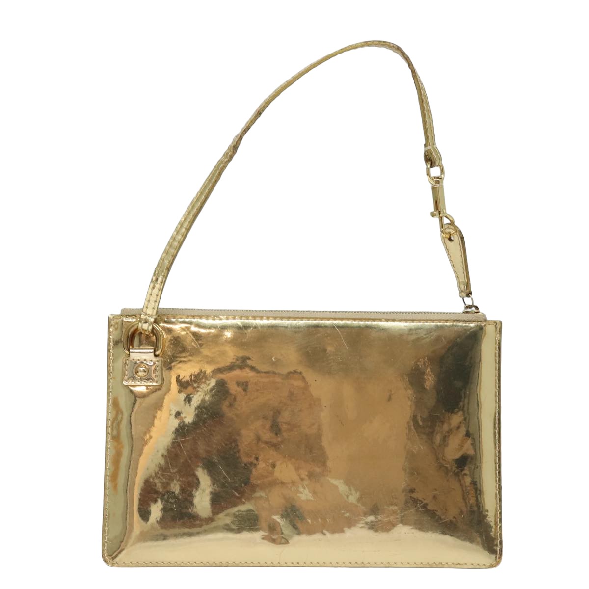 Louis Vuitton Pochette Plat   Leather Clutch Bag
