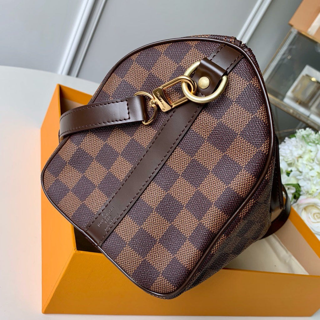 Louis Vuitton Speedy Bandouliere 25 Damier Ebene Canvas For Women,  Shoulder And Crossbody Bags 9.8in/25cm Louis Vuitton N41368