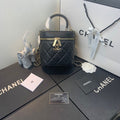 Chanelouis Vuittonanity Case Gold Hardware Black For Women Handbags, Shoulder Bags 7.9in/20cm AS2061Ã‚Â 
