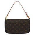Louis Vuitton Pochette Accessoires  Canvas Clutch Bag