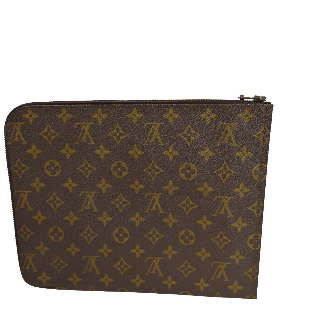 Louis Vuitton Poche Document  Canvas Clutch Bag