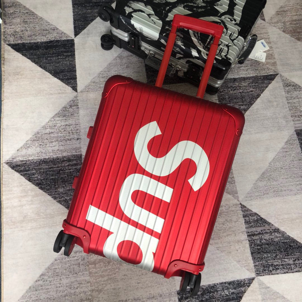 Supreme Rolling Vali In Red For MLB, LuGucciage 26in/66cm Top Quality